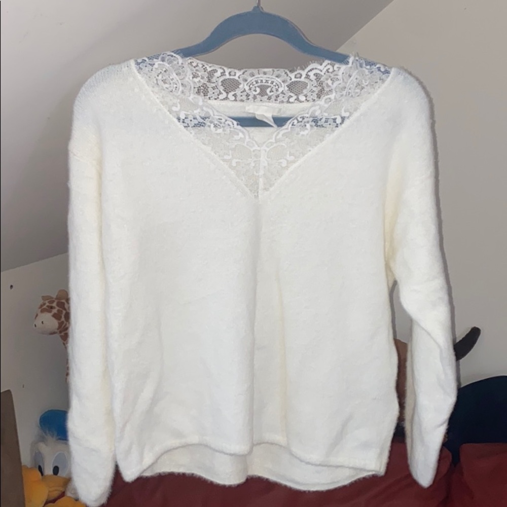 White sweater